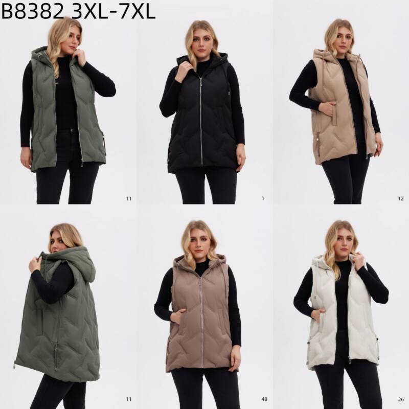 Kamizelka damskie Roz 3XL-7XL, 1 Kolor Paczka 5 szt